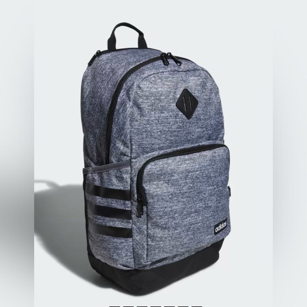 Adidas Classic 3 Stripe Backpack Grey
